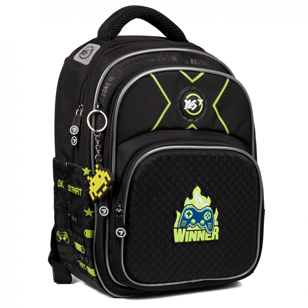 Half-frame school backpack "YES" /559589/ S-91 Gamer (1/8)
