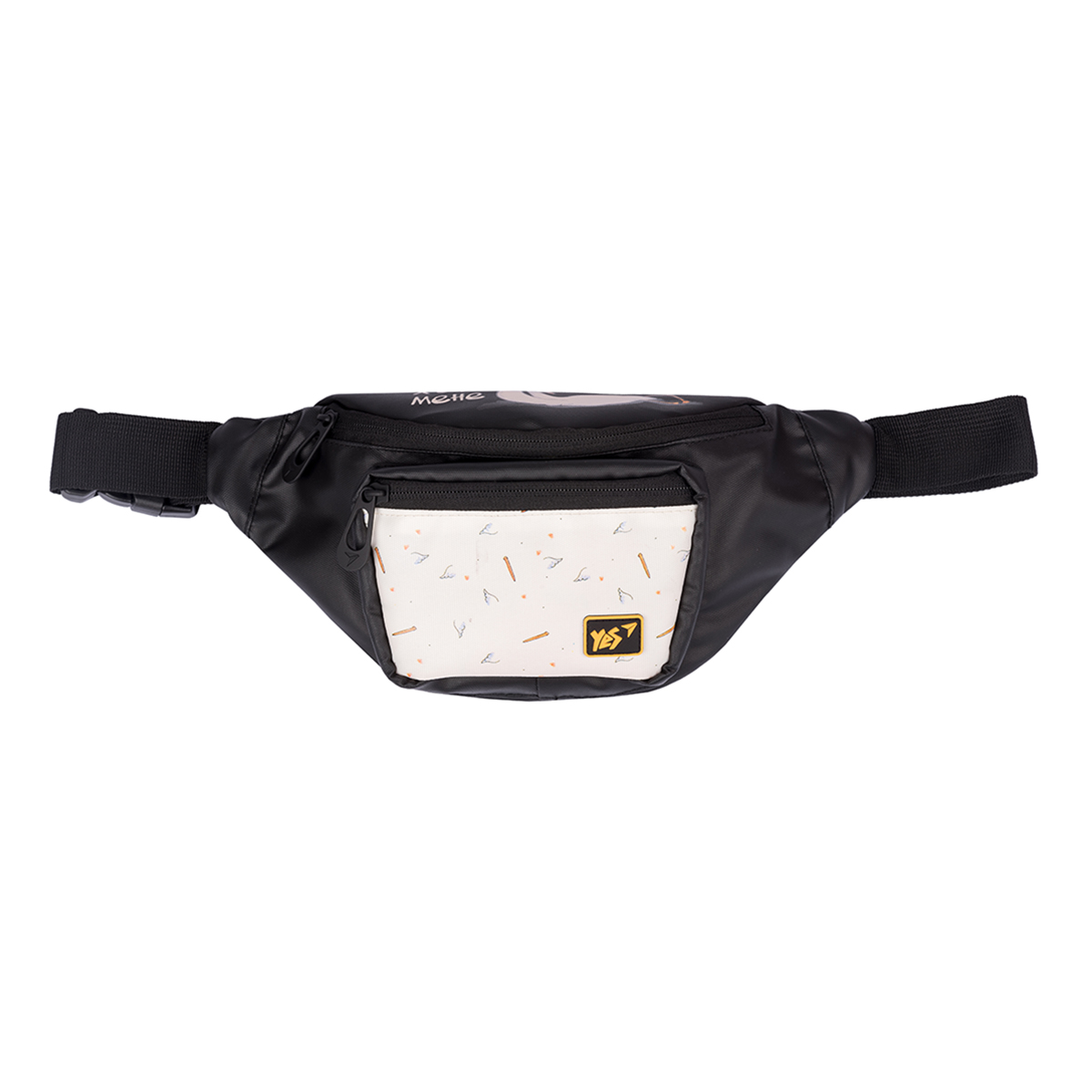 Belt bag "YES" /558787/ SP-28 "Goose" black (1/50)