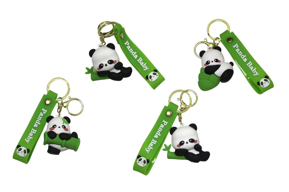 Silicone keychain "WB" /13996/ Panda (12)