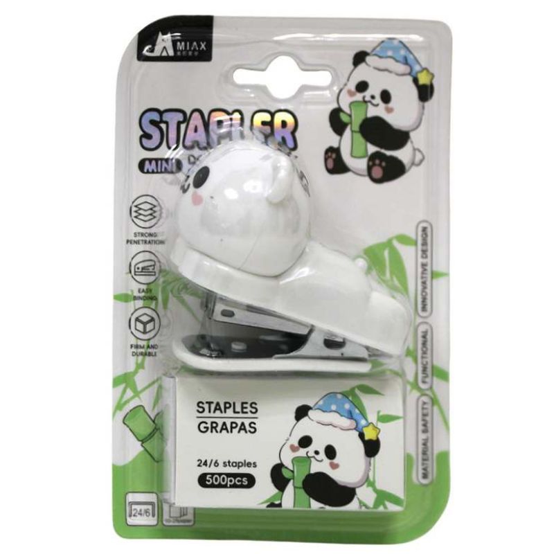 Stapler "WB" /MIAX-0273(0278)/ 24/6 with Panda staples (1/12)