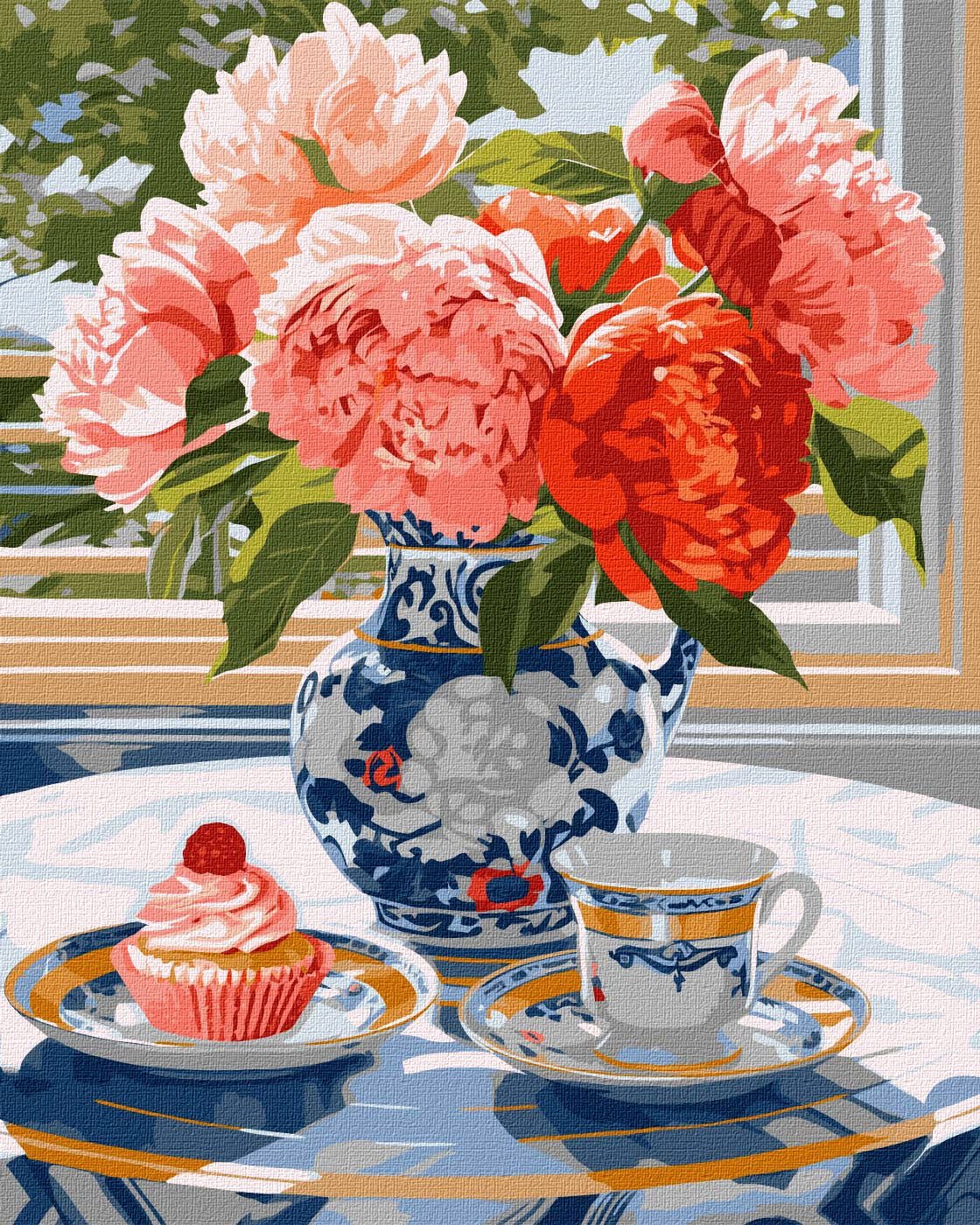 Picture by numbers "Ideyka" /KHO3260/ "Sweet surprise" 40*50 cm