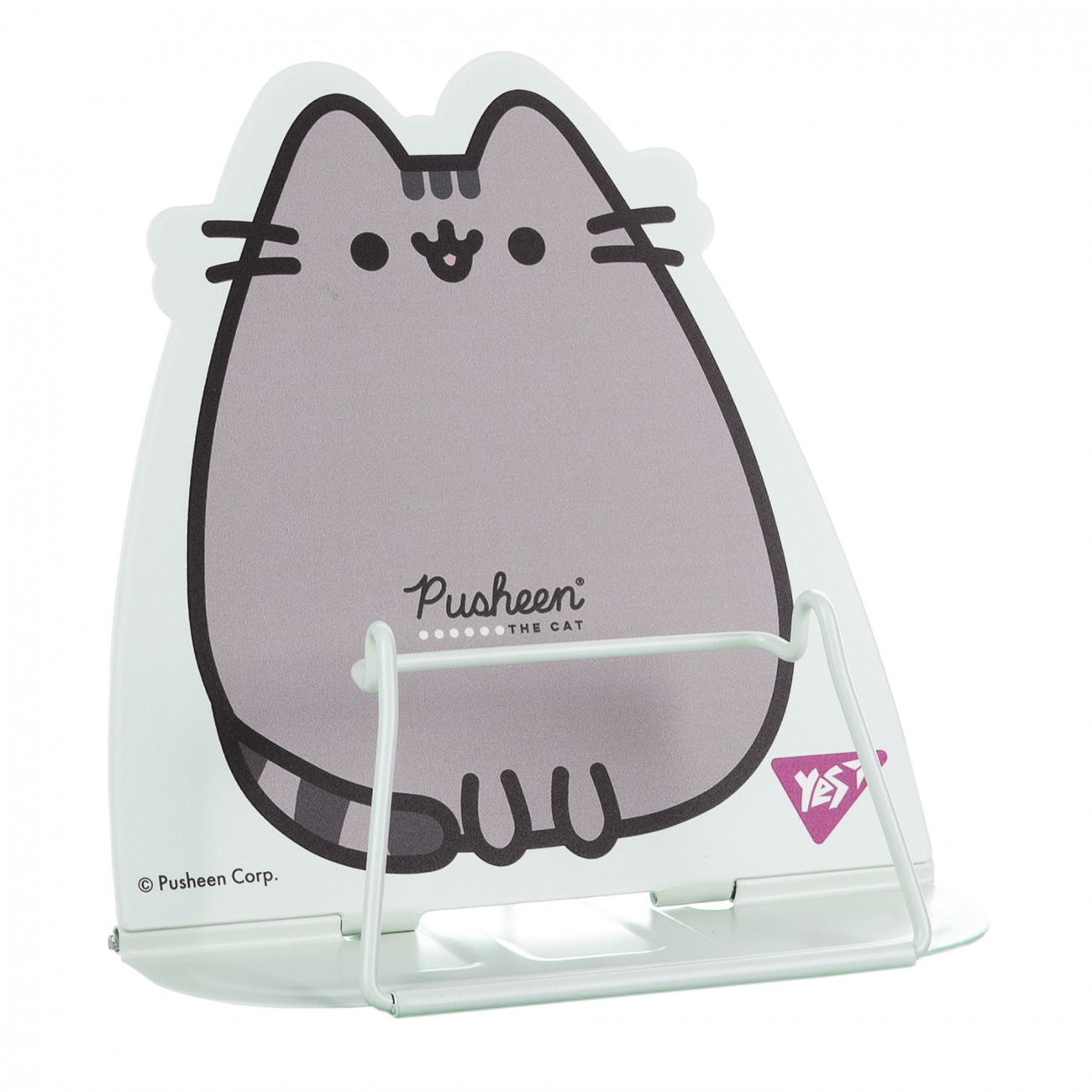 Stand for books metal "Yes" /470527/ figured "Pusheen" blue (1/40/80)