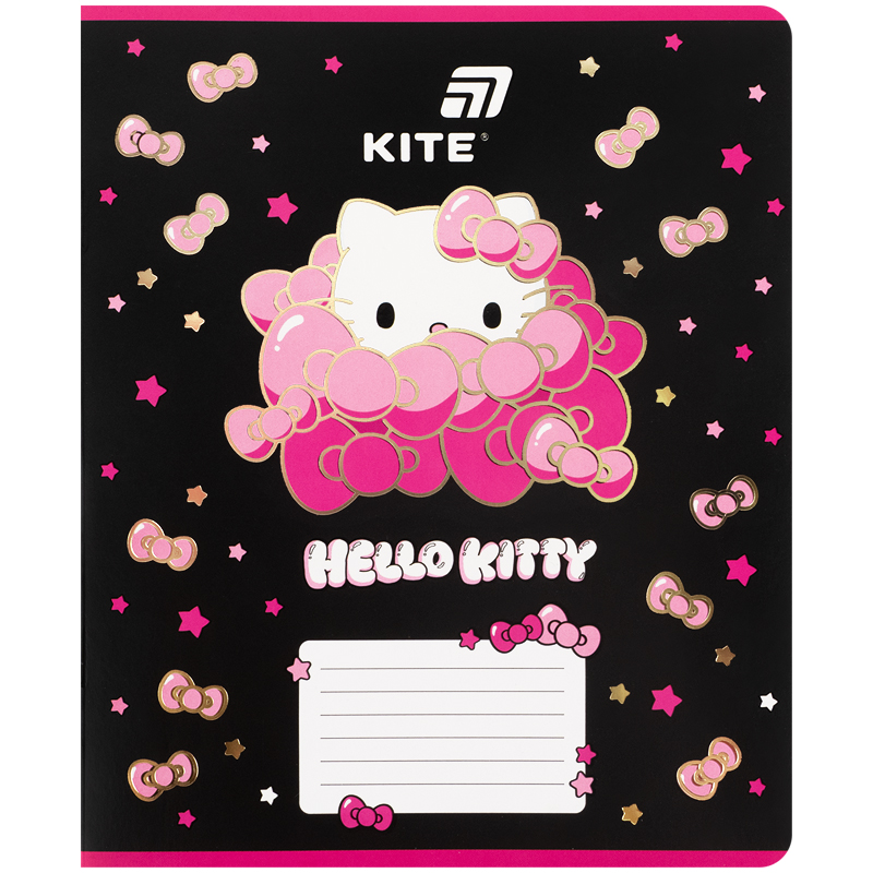 Student's notebook "Kite" 18 sheets # /HK26-236-1/ foil + UV varnish, Hello Kitty (20/400)