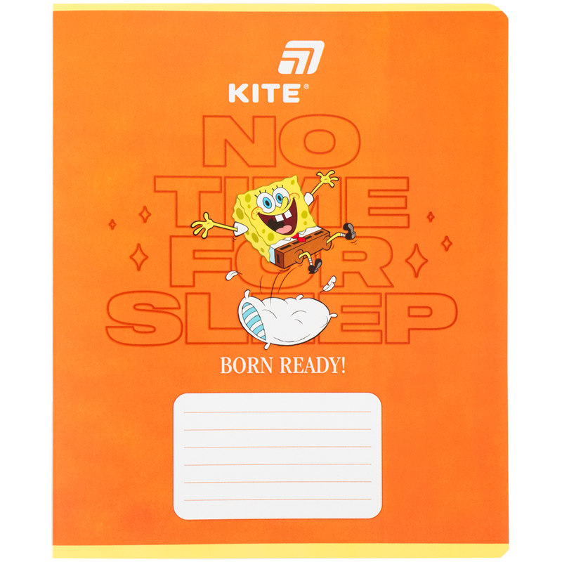 Student's notebook "Kite" 18 sheets # /SB26-236/ soft touch + UV varnish voluminous, SpongeBob SquarePants (20/400)