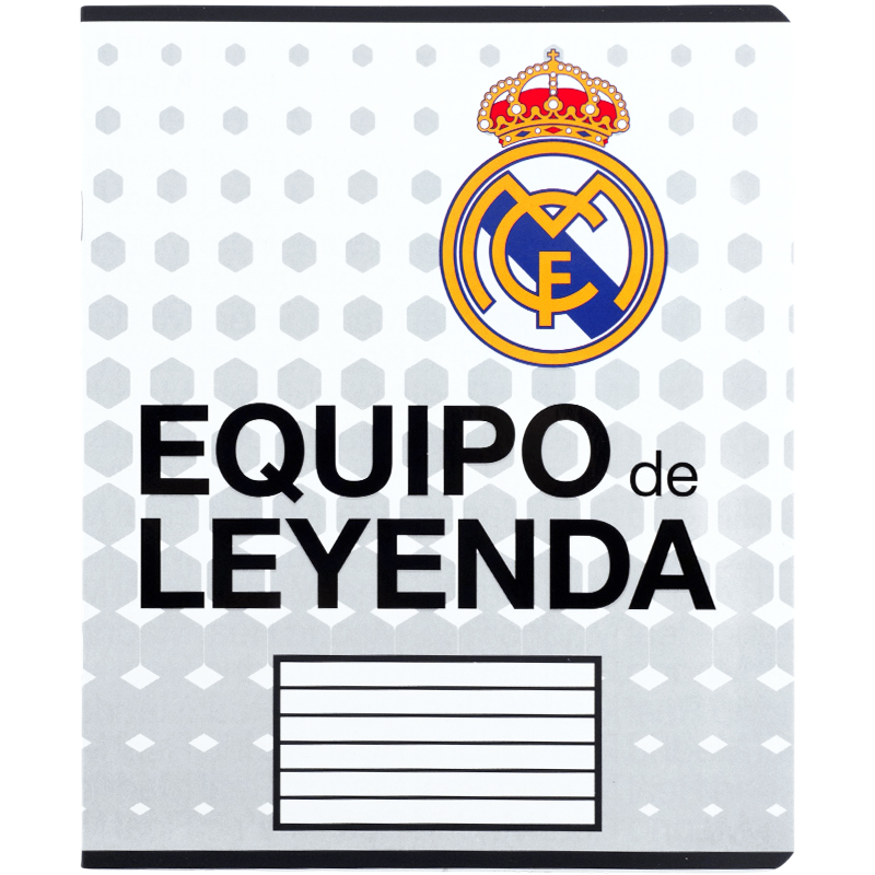 Зошит уч. "Kite" 18арк.== /RL26-237/ софт-тач + УФ лак, FC Real Madrid (20/400)