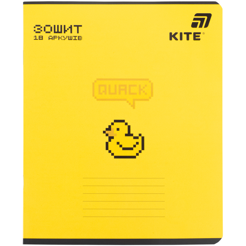 Student's notebook "Kite" 18 sheets == /K26-237-1/ soft touch + UV varnish volume, KITE (20/400)