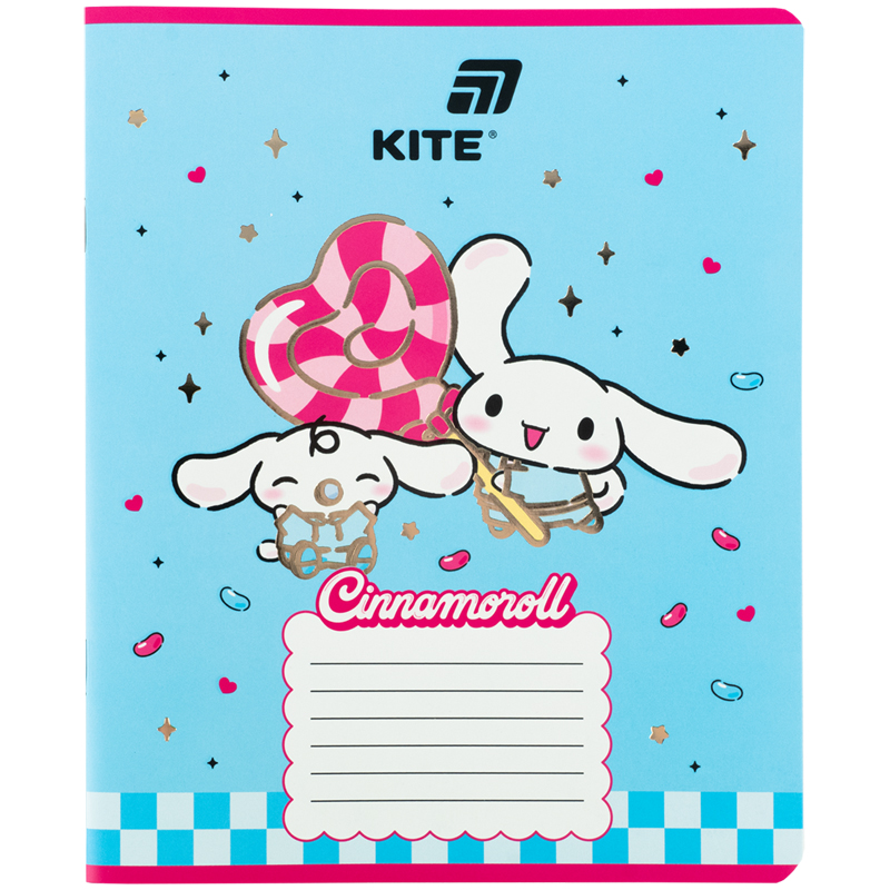 Student's notebook "Kite" 18 sheets == /HK26-237/ foil + UV varnish, Hello Kitty MIX (20/400)