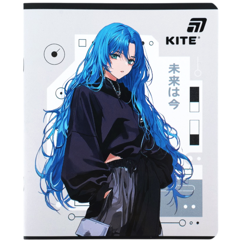 Student's notebook "Kite" 24 sheets # /K26-238-2/ Hebrew varnish + UV varnish, KITE (20/320)