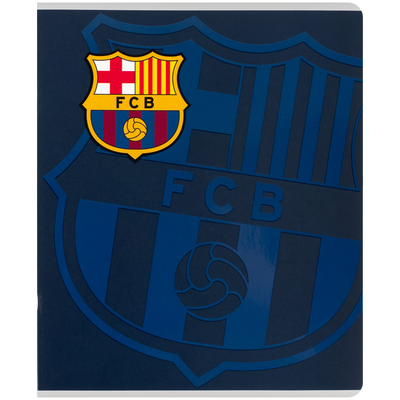 Student's notebook "Kite" 24 sheets # /BC26-238/ soft touch + UV varnish, FC Barcelona (20/320)