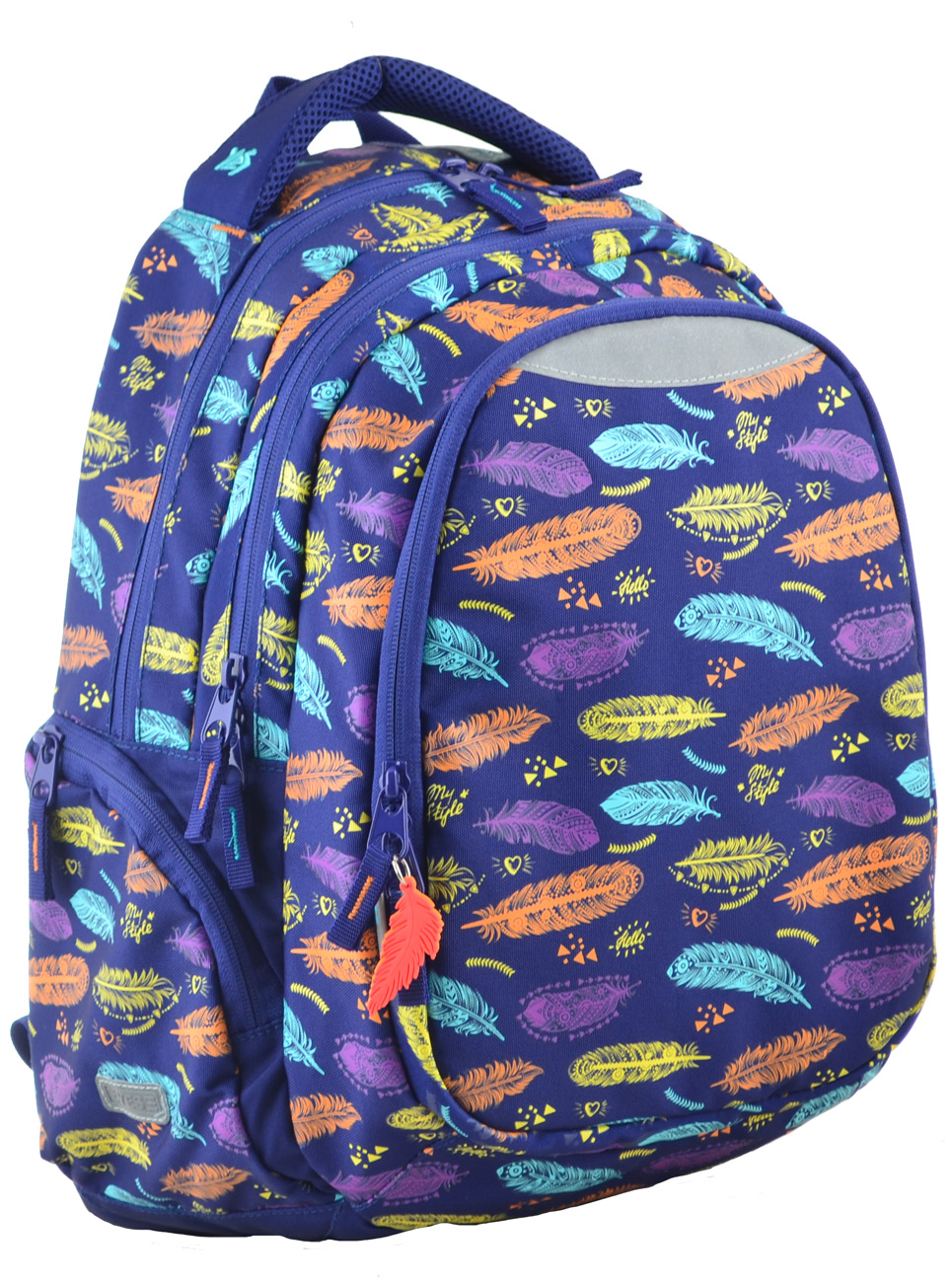Youth backpack "Yes" /554790/ T-22 Feather, 45*31*15 (1/10)