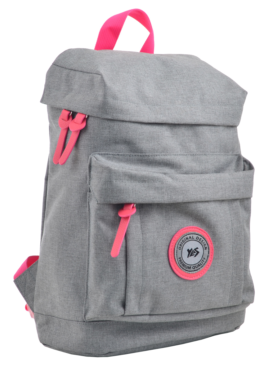 Рюкзак молодіжний "Yes" /555593/ ST-25 Neutral grey, 35*25*12.5  (1/24)