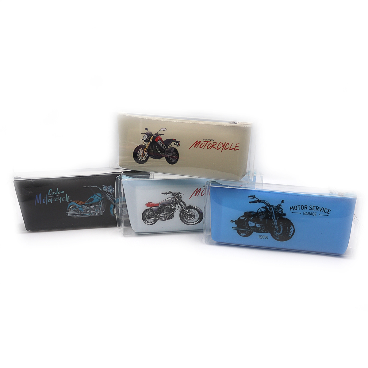 Silicone pencil case. "JO" /P805-19/ "Bike" 1 from.20*8*3.5cm (1/12)