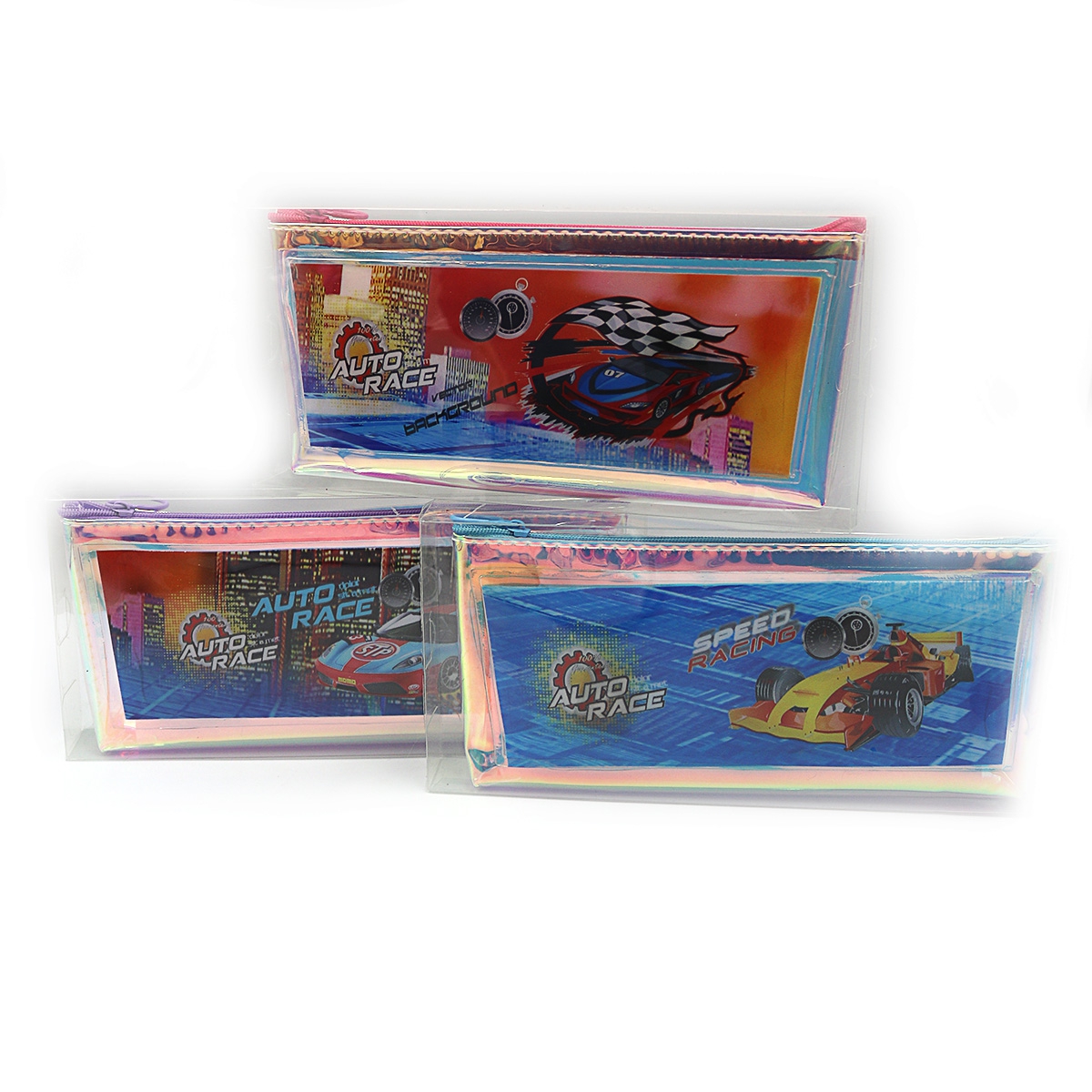 Pencil case laser. "JO" /P-W012/ "Sportcar" 1 from.21*9*2.5cm, (1/12)