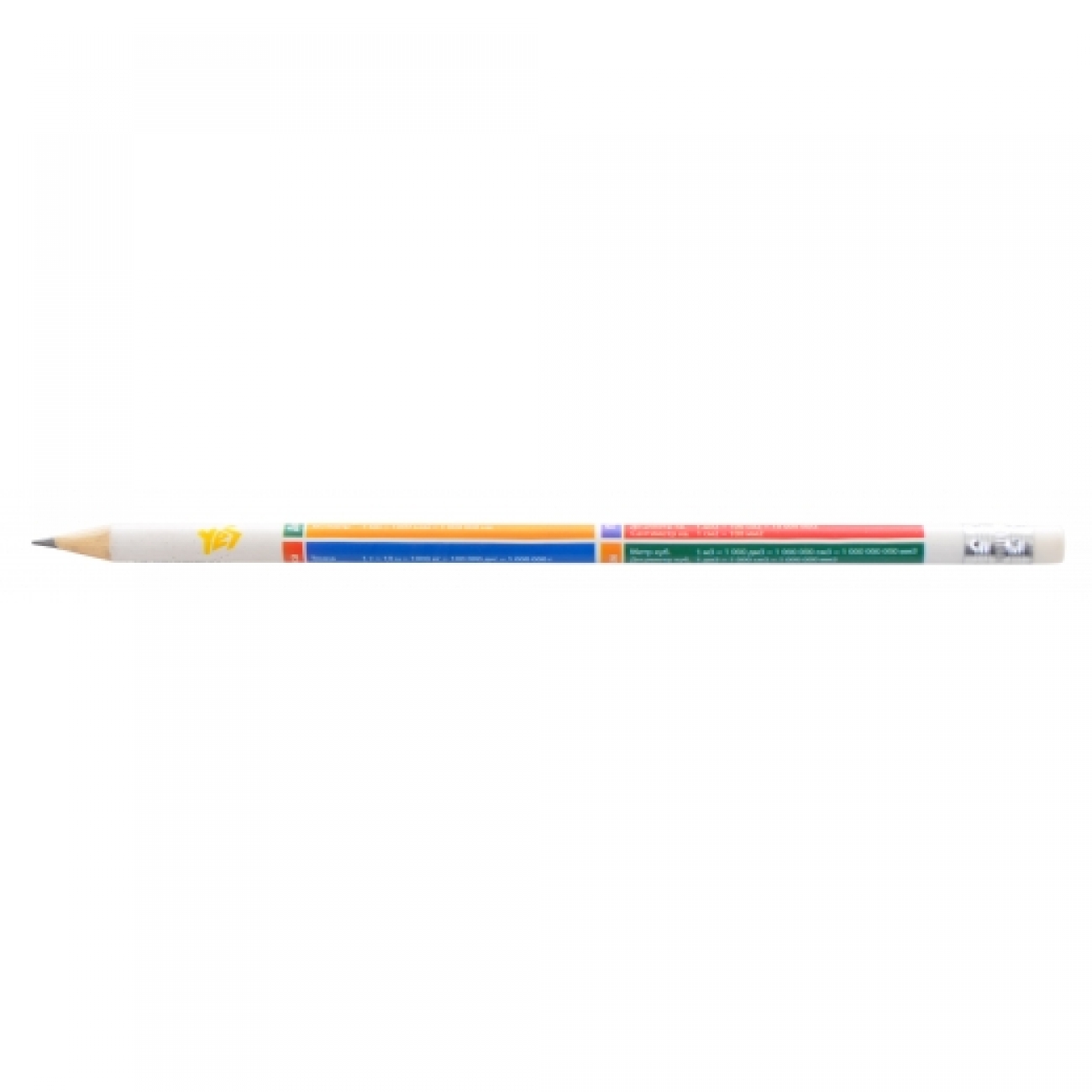 Pencil pr."1B"/280474/ "Units of measurement" HB made of rubber. 36 pieces/tube (sharpened) (36/360/2160)