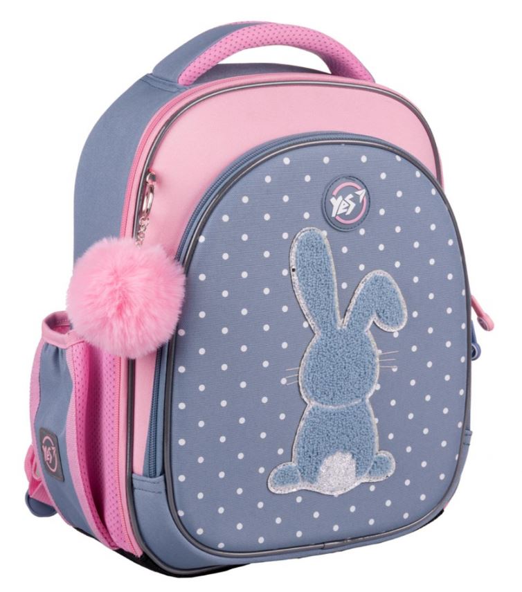 Half-frame school backpack "YES" /559876/ S-109 Lovely Bunny 37*26*13cm (1/4)