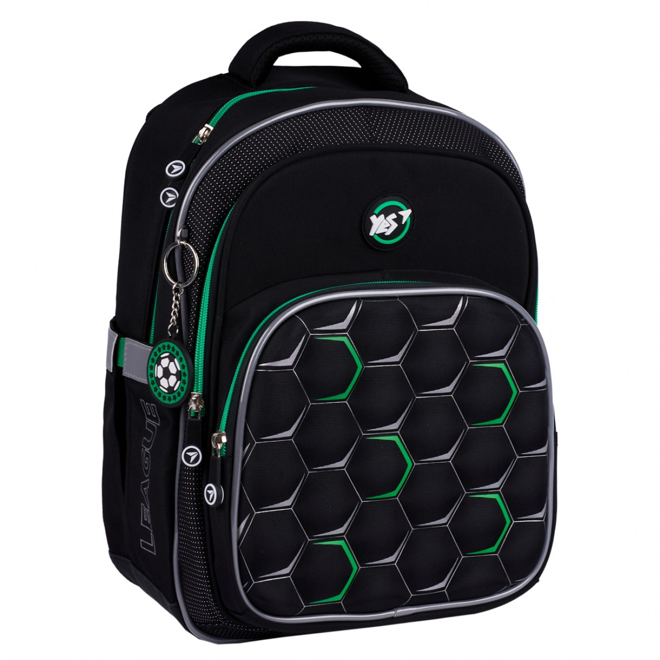 School backpack "YES" /559818/ S-91 Football Time 38*29*13cm (1/8)