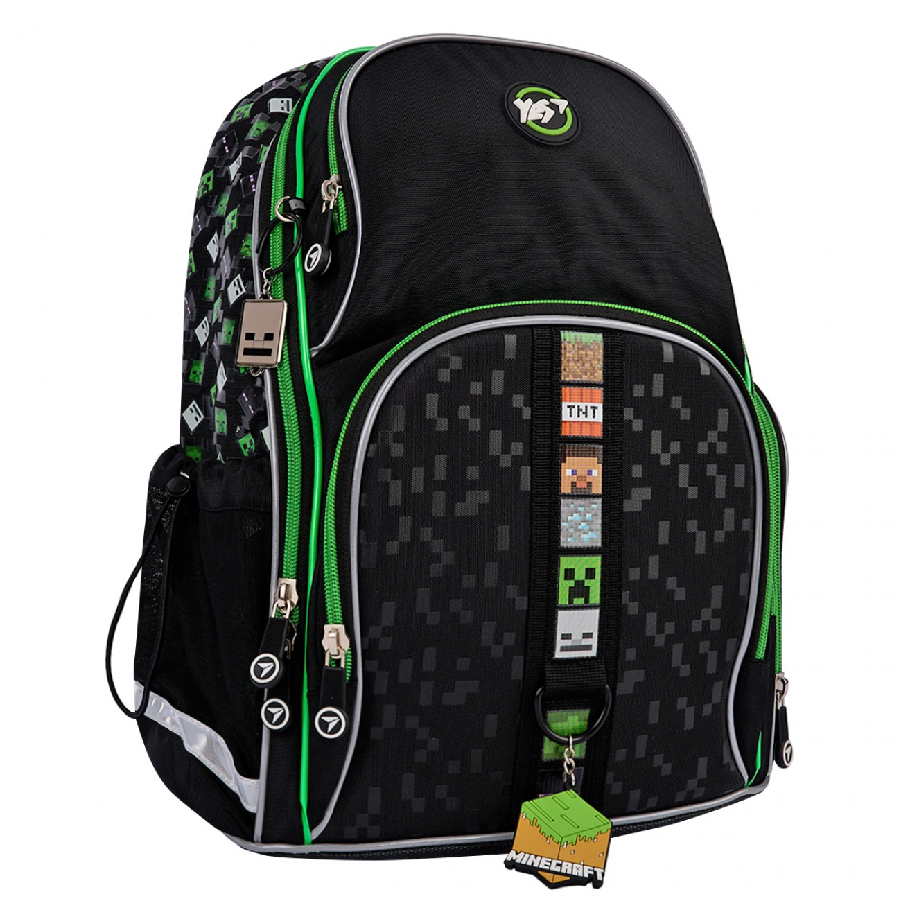 Half-frame school backpack "YES" /559875/ S-100 Minecraft Game 37*30*14cm (1/4)