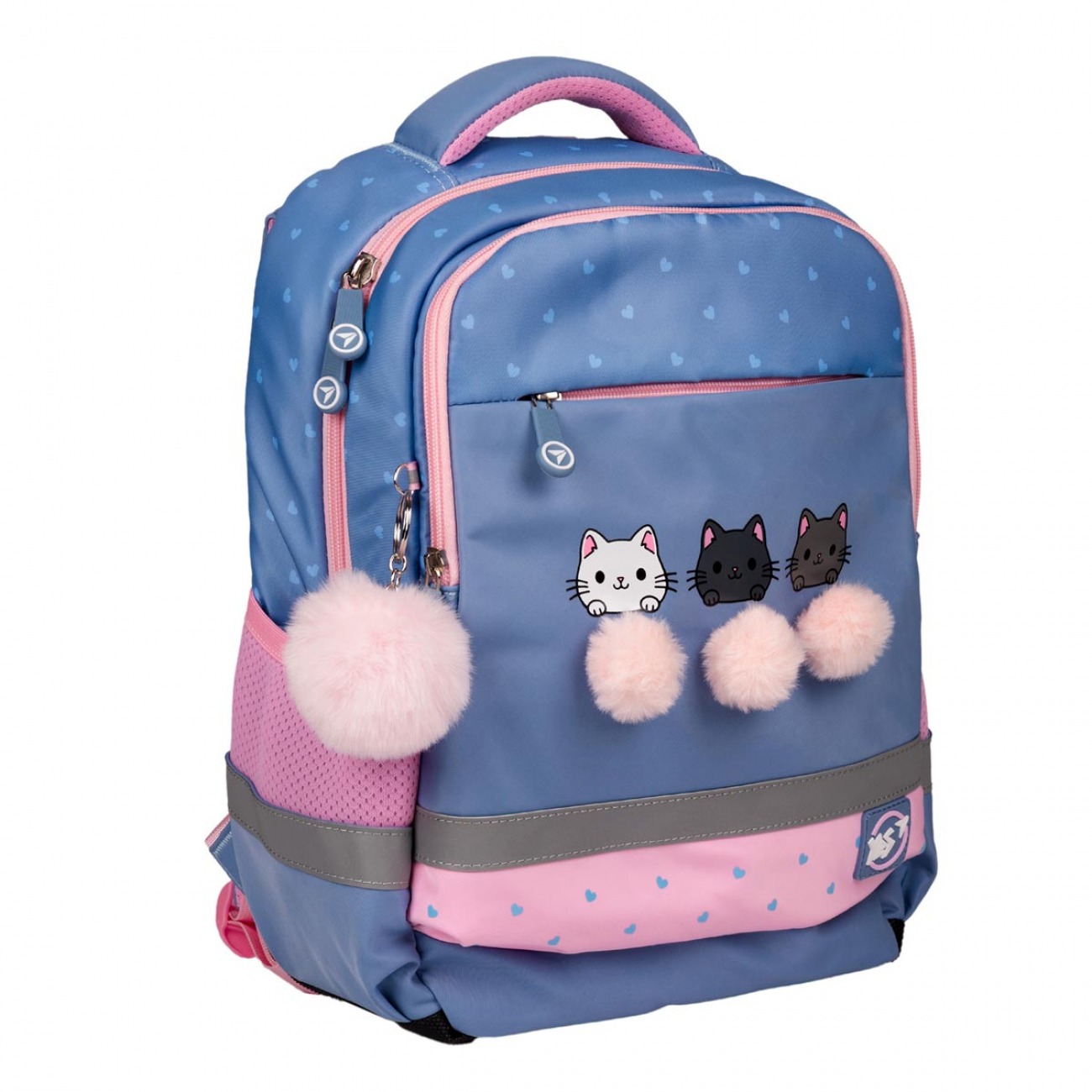 School backpack "YES" /559884/ S-52 Ergo Meow-Meow 36*28*13cm (1/10)
