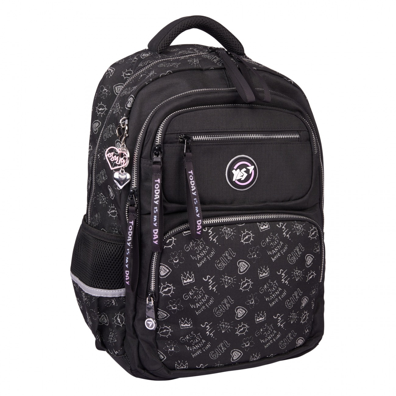 School backpack "YES" /559828/ S-108 Today is my Day 37x27x12cm (1/15)