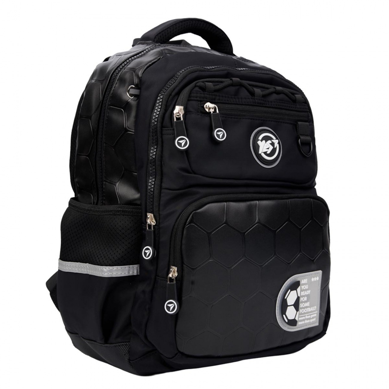 School backpack "YES" /559832/ S-108 Football Game 37x27x12cm (1/15)