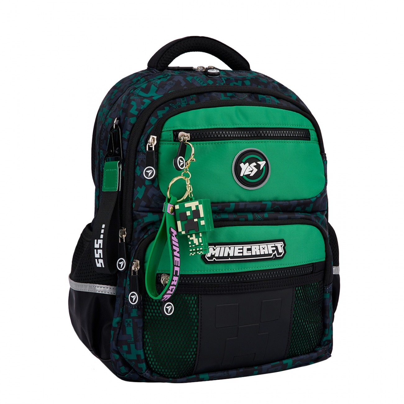 School backpack "YES" /559831/ S-108 Minecraft Watch Out 37x27x12cm (1/15)