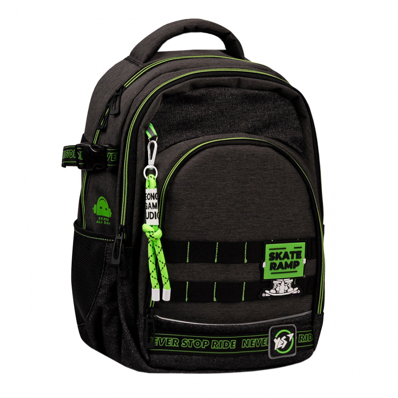 School backpack "YES" /550005/ TS-109 Skate Ramp 39*28*14cm (1/10)