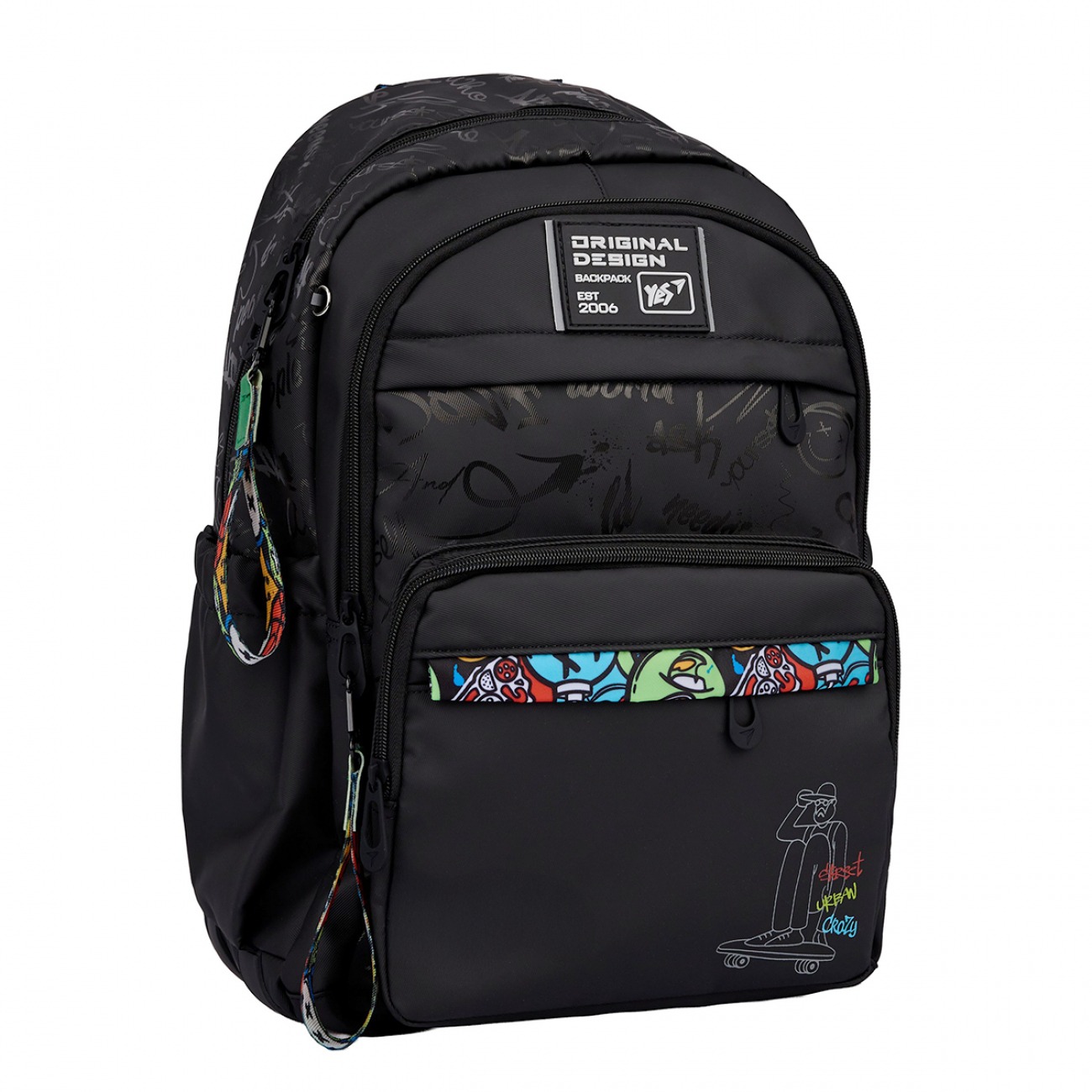 School backpack "YES" /559917/ TS-47 Street Style 45x31x15cm (1/10)