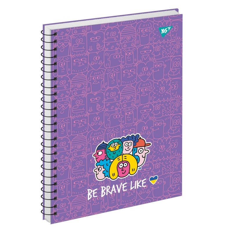 Notebook A4/80 # spiral "YES" /151976/ "Be brave like" (2/56)