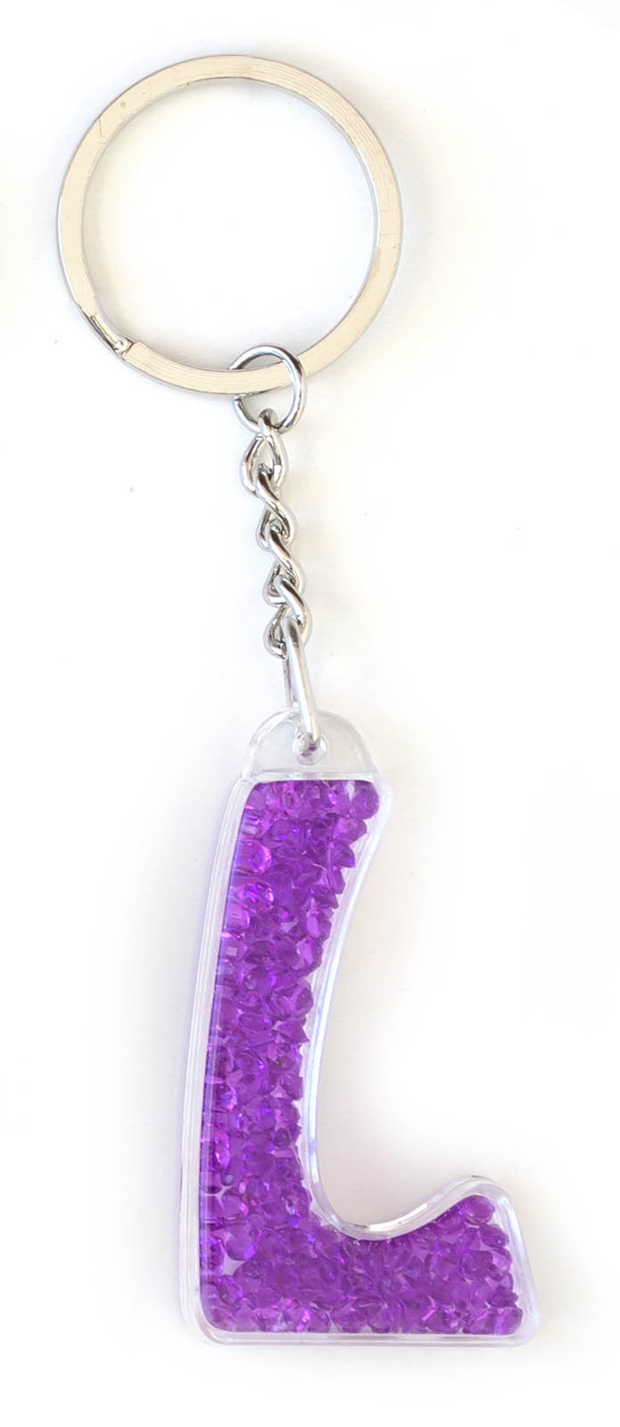 Keychain "YES Weekend" /554280/ letter "L" Lilac (1/50/200)
