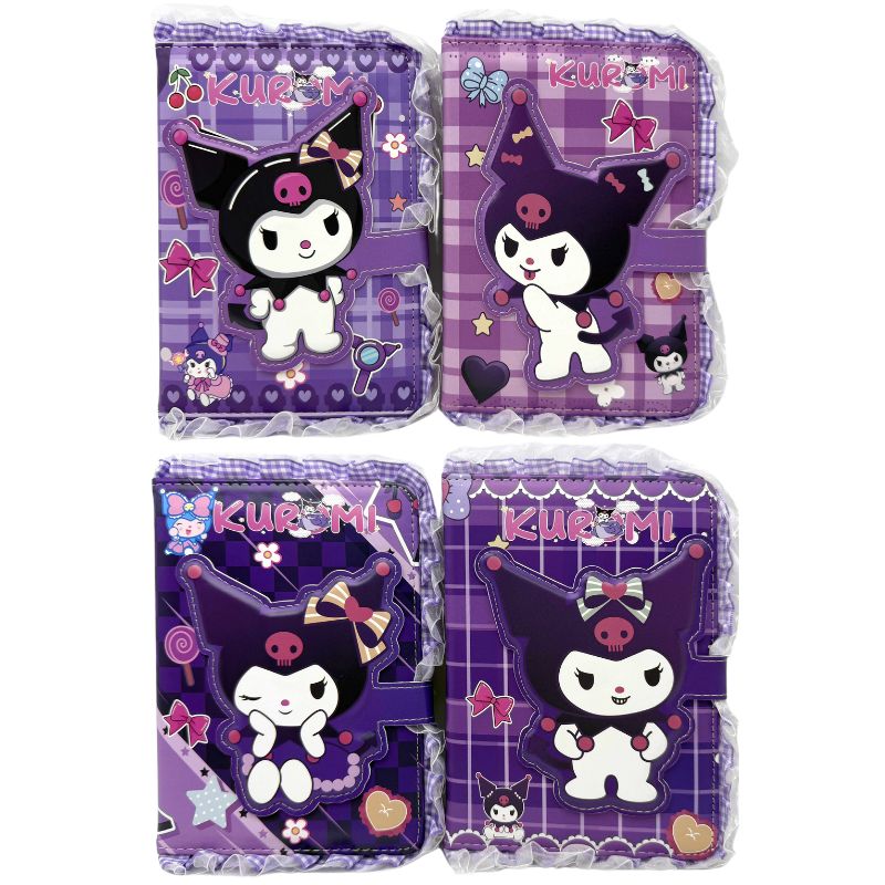 Блокнот 13*19см/96арк /1452-7/ на магніті "Kuromi Куромі-мереживо" #