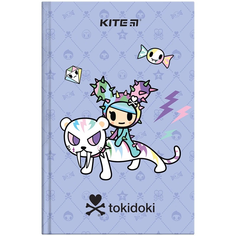 Notebook A6/80 "Kite" /TK24-199-1/ tv. cover, #, Tokidoki (1/10)