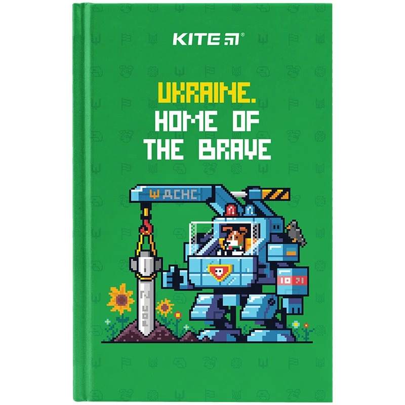Notebook A6/80 "Kite" /K24-199-4/ tv. cover, #, UA-4 (1/10)