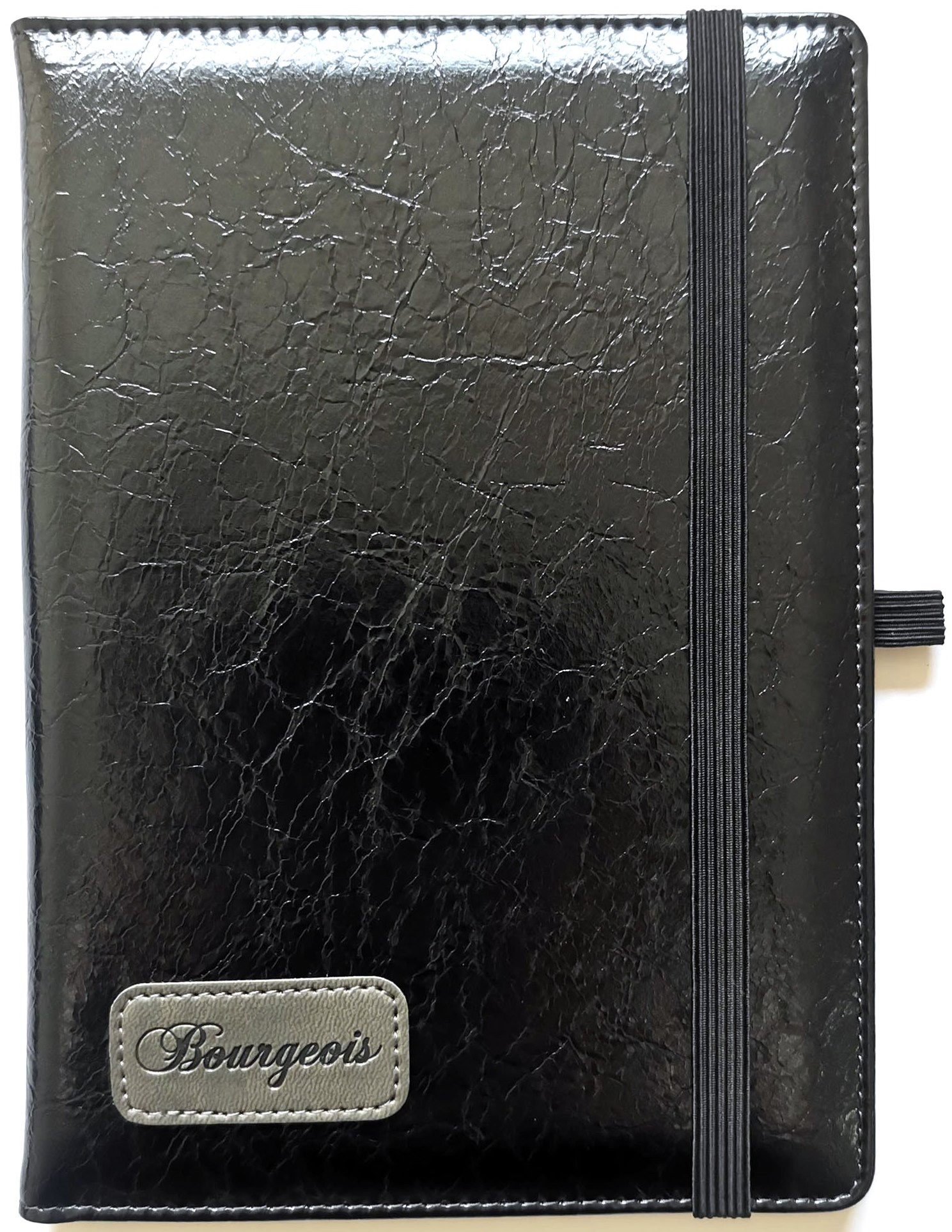 Блокнот на гумці "Bourgeois" А5/160 шкірзам Тв.обкл. /N9721/ вн.бл.70г, # (1/30)