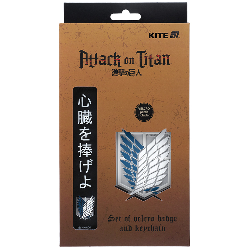 Patch and pendant set "Kite" /AT25-3010/ 2 pcs., 3010 Attack on Titan (1/30)