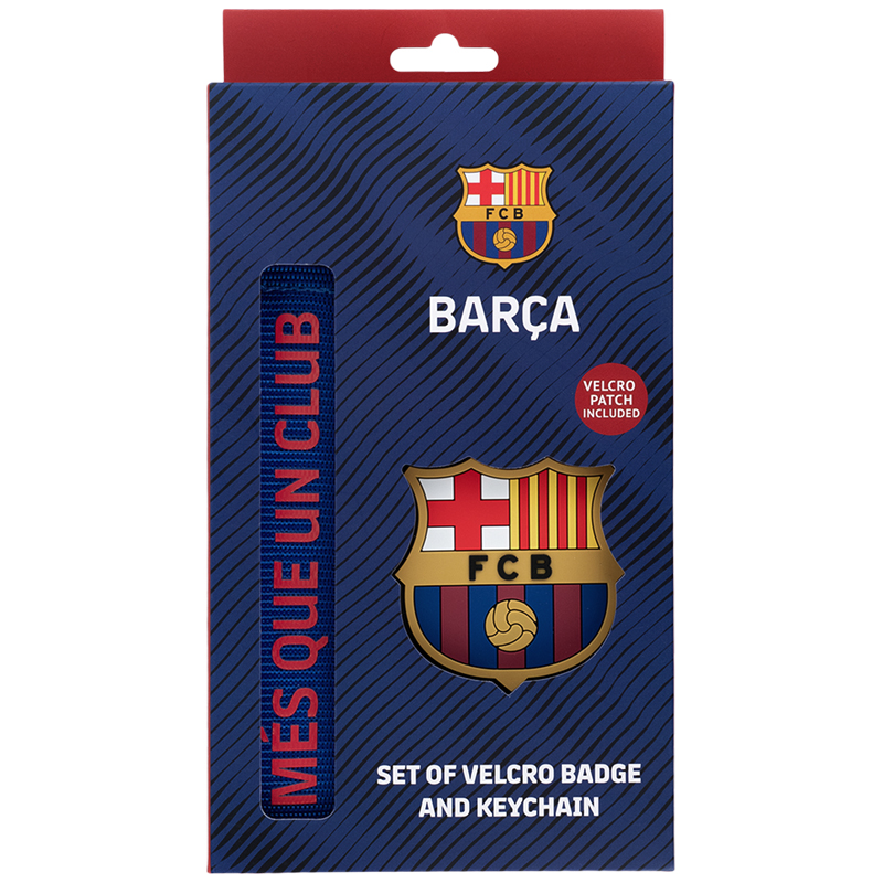 Set of patch and pendant "Kite" /BC25-3010/ 2 pcs., 3010 FC Barcelona (1/30)