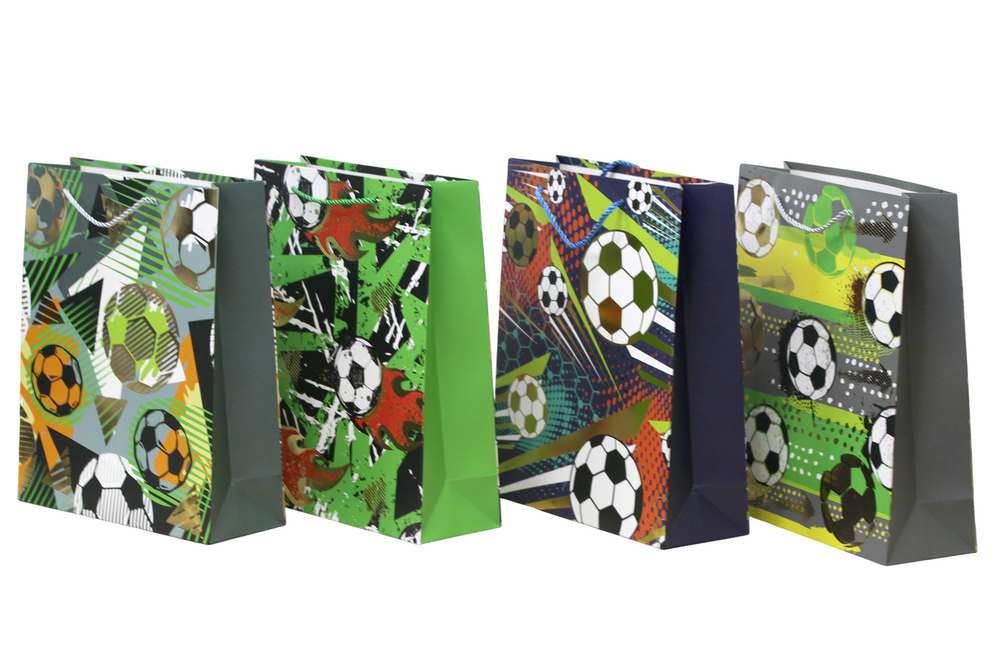 Gift package 26*32*12cm "WB" /8087M/ Football (12)