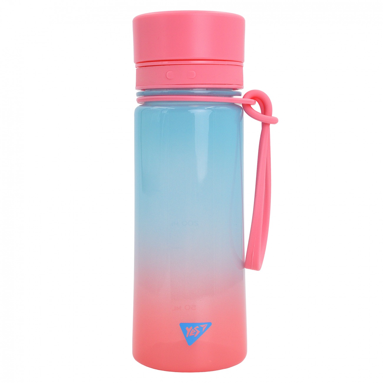 Water bottle "YES" /708316/ "Fusion" 400 ml, pink-blue (1/25)
