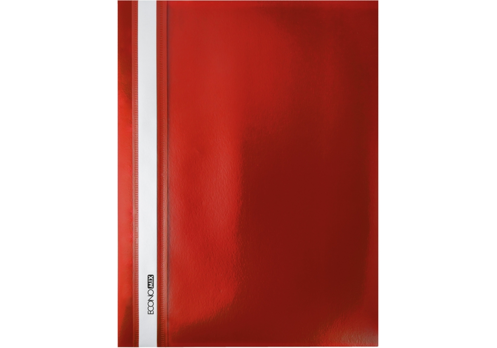 Speed ​​stapler pl. B/PERF. "Economix" /E31509-03/ A4 red, texture orange, 120/160 microns (10/300)