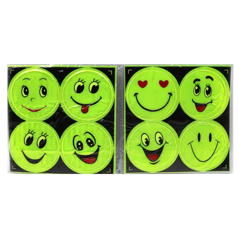 Reflective stickers "JO" /5482IMG/ "Smile" (100)