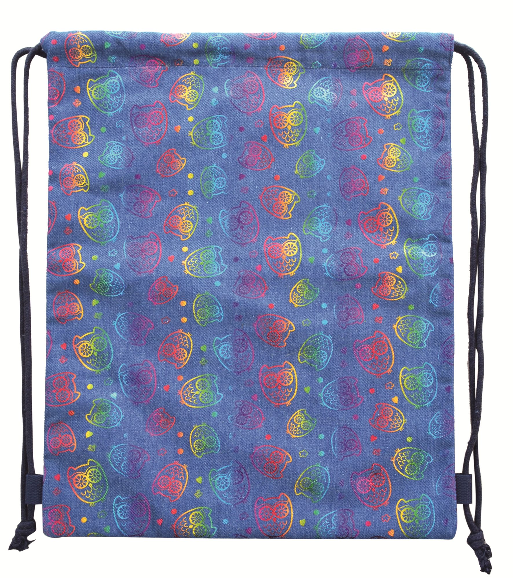 Сумка-мішок "Yes" /555417/ DB-11 Bright owl, 35*45  (1/100)