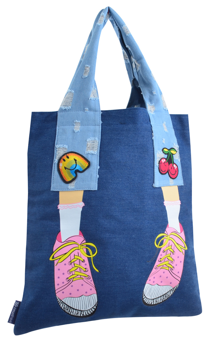 Shopper bag "Yes" /555597/ Shopper Sneakers, 38*34 (1/100)