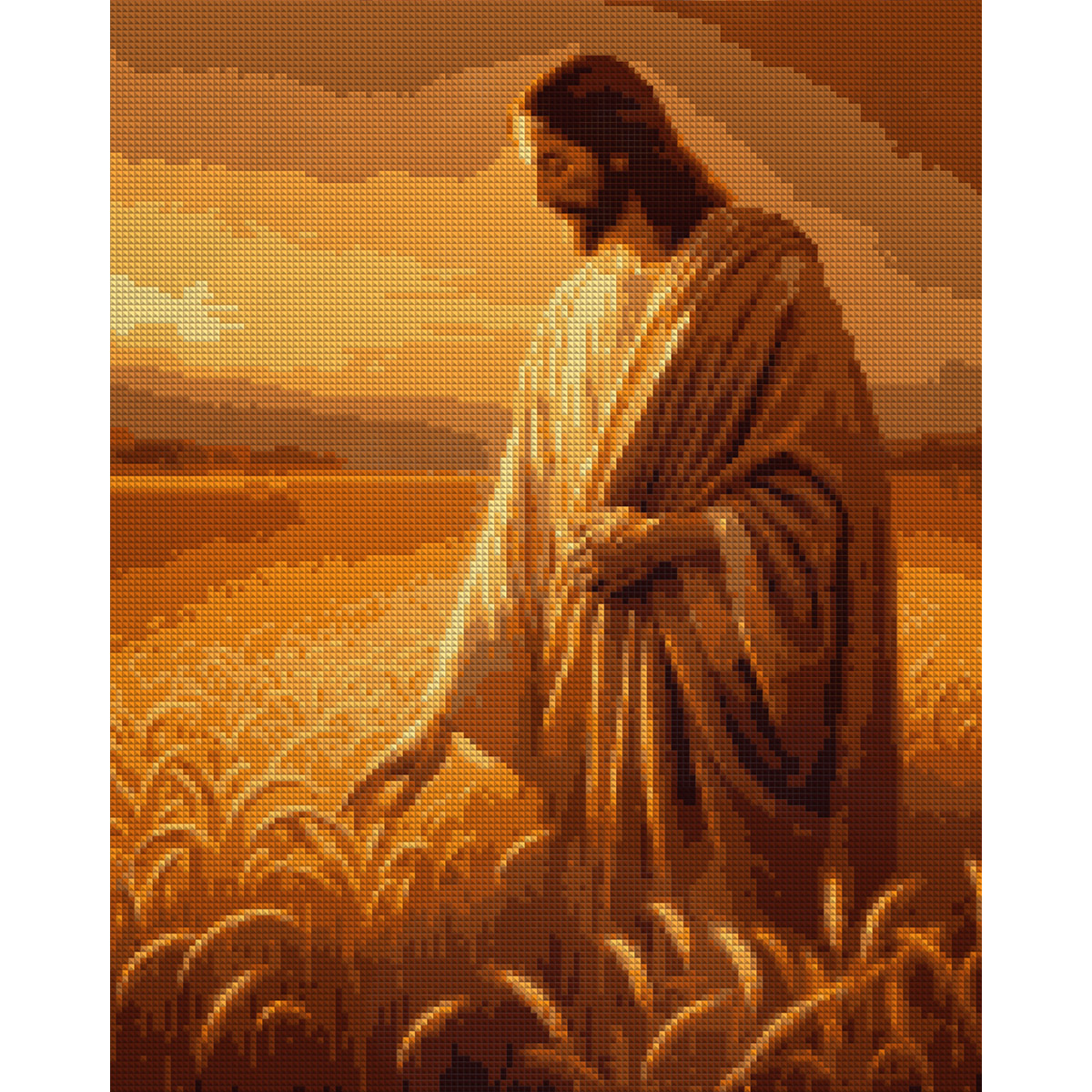 Diamond mosaic "SANTI" /956061/ "Harvest of faith", 40*50 cm