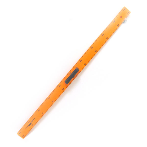 Ruler for board 100 cm "JO" /S001A-20180907/S112/ yellow plastic with trim. (1/50)