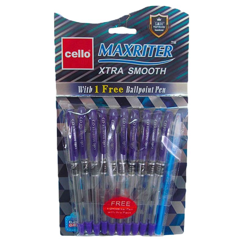 Ballpoint/oil pen CELLO "Maxriter" No. 056/727 purple (10/100)