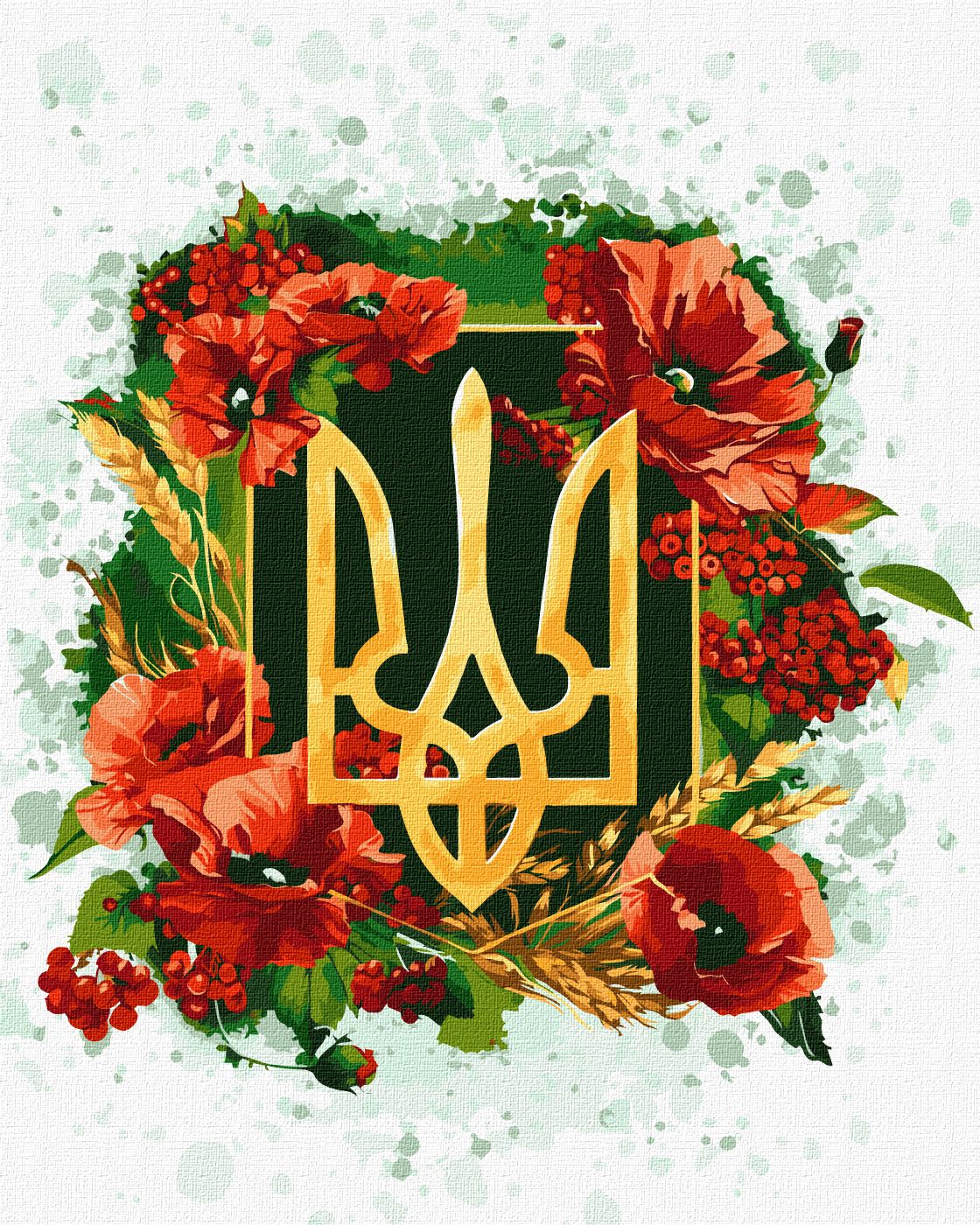 Painting by numbers "Ideyka" /KHO5009/ "Flowering trident" 40*50cm