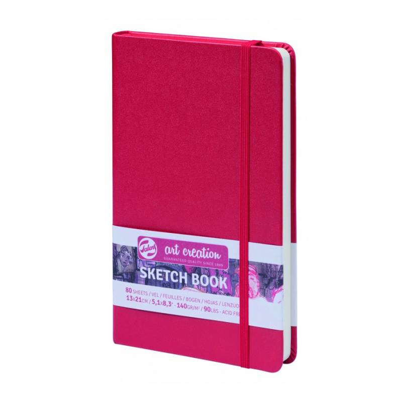 Sketchbook "Royal Talens Art Creation" A5/80 sheets. /589/ 140g/m, red (1/60)
