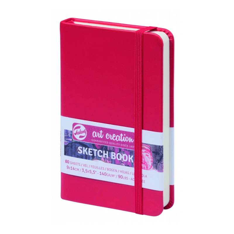 Sketchbook "Royal Talens Art Creation" A6/80 sheets. /572/ 140g/m, red (1/60)