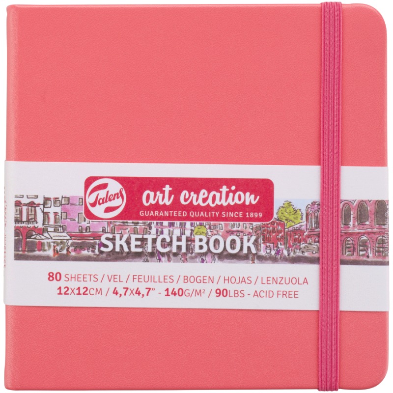 Sketchbook "Royal Talens Art Creation" 12x12/80 sheets. /828/ 140g/m2, Coral (1/60)