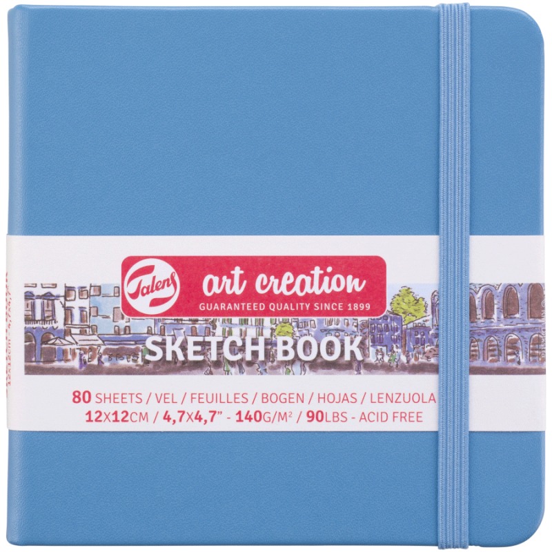 Sketchbook "Royal Talens Art Creation" 12x12/80 sheets. /745/ 140g/m2, Lake Blue (1/60)