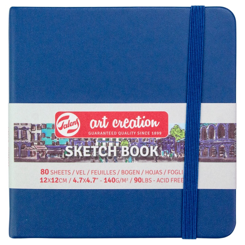 Sketchbook "Royal Talens Art Creation" 12x12/80 sheets. /067/ 140g/m2, Navy Blue (1/60)